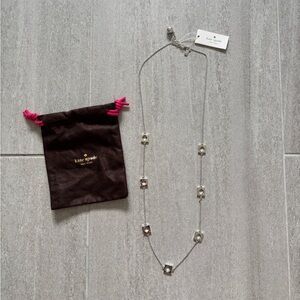 Kate Spade Shimmering Silver Chain Necklace